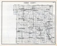Hardin County Map, Iowa State Atlas 1930c
